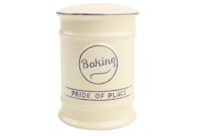 Pride of Place Baking Shaker OLD CREAM (D80 x H110mm / 3.1 x 4.3")